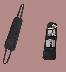 QUICTO Car Seat Storage Hanging Bag, Multi-Pocket Seat Side Organizer, Car Multifunctional Storage Mesh Net Pocket, Can Hold Mobile Phone, Wallet, Glasses, Suitable for Cars, SUVs, Trucks