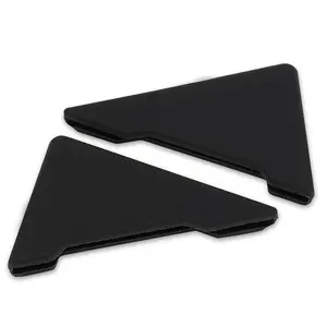 2pcs Car Front Door Corner Anti-collision Protector for Auto 90 Degree Angle Door Bumper Silicone Anti-Scratch Cover Car Accessories