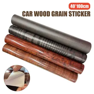 Car Wrap Sticker Vinyl Decal Wood Grain Textured Auto Interior Styling DIY Decor