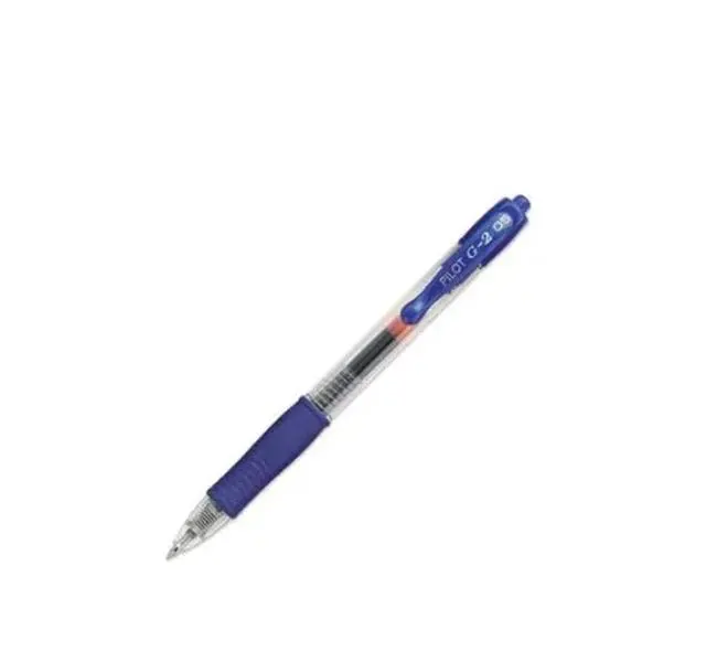Pilot G-2 Retractable Gel Ink Rollerball Pen - .5 mm Extra-Fine Tip, Blue, Pack of 12, Pilot G2