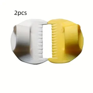 2-Pack Durable Sewing Aids, Precision Ruler with Fine Measurements, Portable Plastic Sewing Locator, Ideal for DIY Quilting, Craft Projects