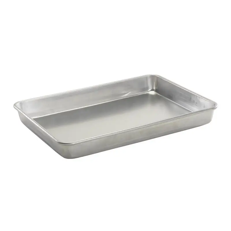 Nordic Ware Sturdy Lightweight Nonstick Aluminium Bake Sheetcake Pan, Model 6093128, 12.4x17.3 in, Silver Kitchen Bakeware