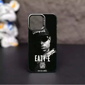 Eazy-E Straight Outta Compton Phone Case Hip-Hop Legend Design For iPhone 17 16 15 14 13 12 11 PRO MAX PLUS 17AIR Pattern Fashion TPU Laser Craft Phone Case Anti-DropProtection L562