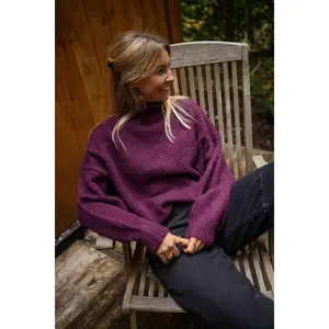 Burgundy Angele Sweater