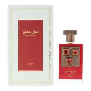 Lattafa Royal Sapphire Eau de Parfum Spray 3.4 Ounce Unisex Fragrance with Citrus & Oriental Notes