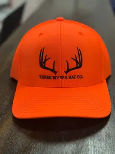 Classic Whitetail Rack - Blaze Orange Trucker Snapback -