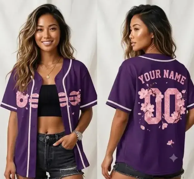 Custom Bangtan Baseball Jersey Arirang, Kpop Gift for Bangtan Fans, V-neck Bangtan Shirt, Bangtan World Tour 2026 Merch Army Jersey