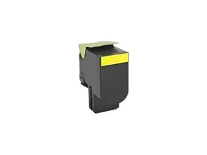 Lexmark 70C0HYG High Yield Return Program Toner Cartridge - Yellow