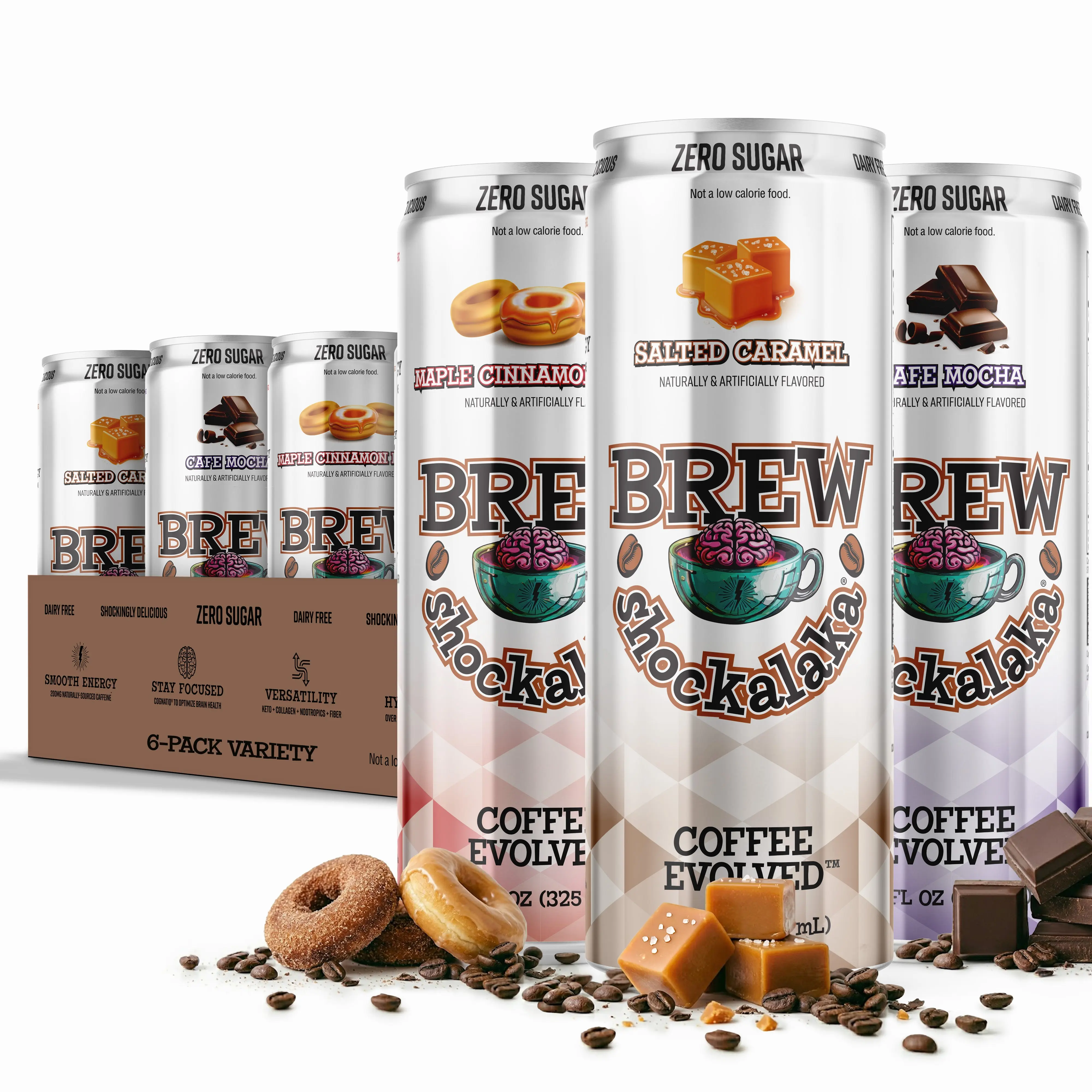 6 Pack Brew Shockalaka Nootropic Coffee