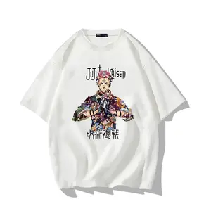 Jujutsu Kaisen Ryomen Sukuna "Character Collage" Graphic T-Shirt, Anime Streetwear Tee
