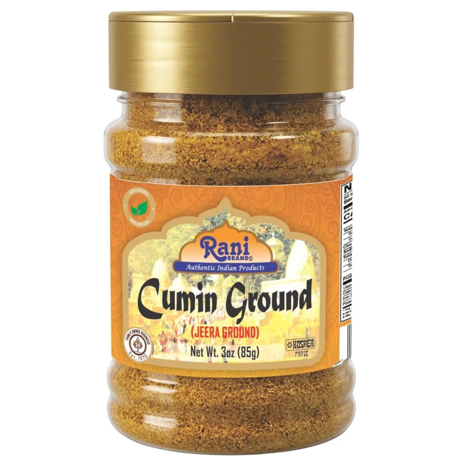 Rani Cumin (Jeera) Powder Spice 3oz (85g) ~ All Natural | Vegan | Gluten Friendly | NON-GMO | Kosher | Indian Origin