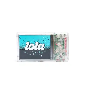 Lola Digital Camera – Clear Shell - Retro Compact Digital Instant Camera with Flash, 20X Zoom, 20 Filters & 4K Video, Portable Photography & Vlogging Camera for Travel & Beginners