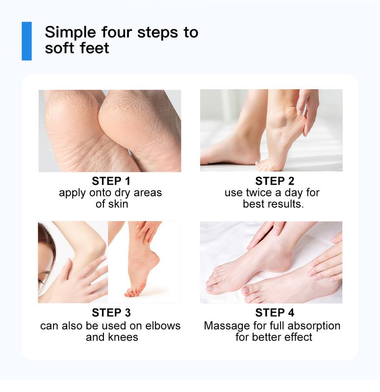 Silkia Heel Repair Cream 25% Urea Vitamin E Infused - Daily Care for Dry Cracked Feet FDA Approved Therapy Therapeutic