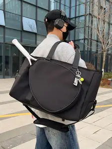 2026 New Waterproof Outdoor Sports Gym Bag, Large Capacity Backpack with Independent Shoe Compartment, Unisex Design Tennis Racket Storage Bag