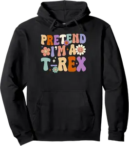 Pretend I'm A T Rex Dinosaur Cosplay DIY Costume Halloween Pullover Hoodie - Diegoort Shop 63B0DGGZQJDP