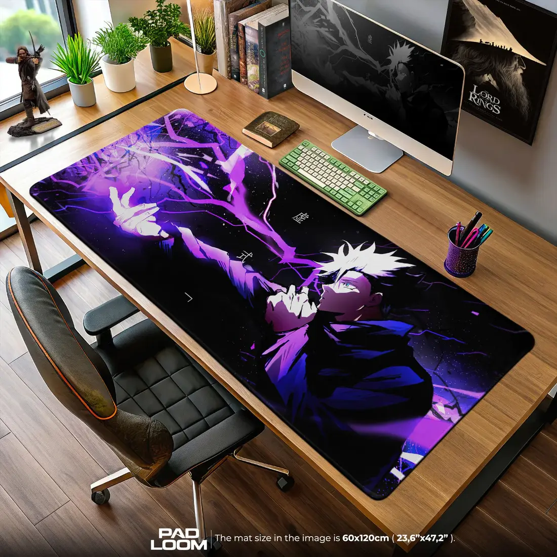 Purple Hollow Mouse Pad – Anime Gaming Desk Mat – FASTSHIPPING
