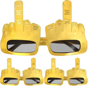 Funny Finger Hand Shape Sunglasses 3Pcs – Novelty Party Glasses for Adults, Halloween Costume Accessories