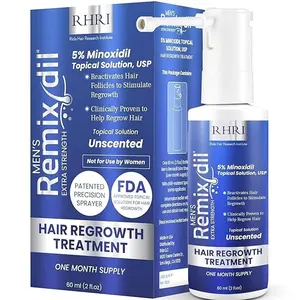 Minoxidil for Men  5% Minoxidil Hair Regrowth Treatment  Unscented, Clinically Proven for Thinning Hair Regrowth & Follicle Reactivation  Hair Loss Treatments For Men- 60 ml