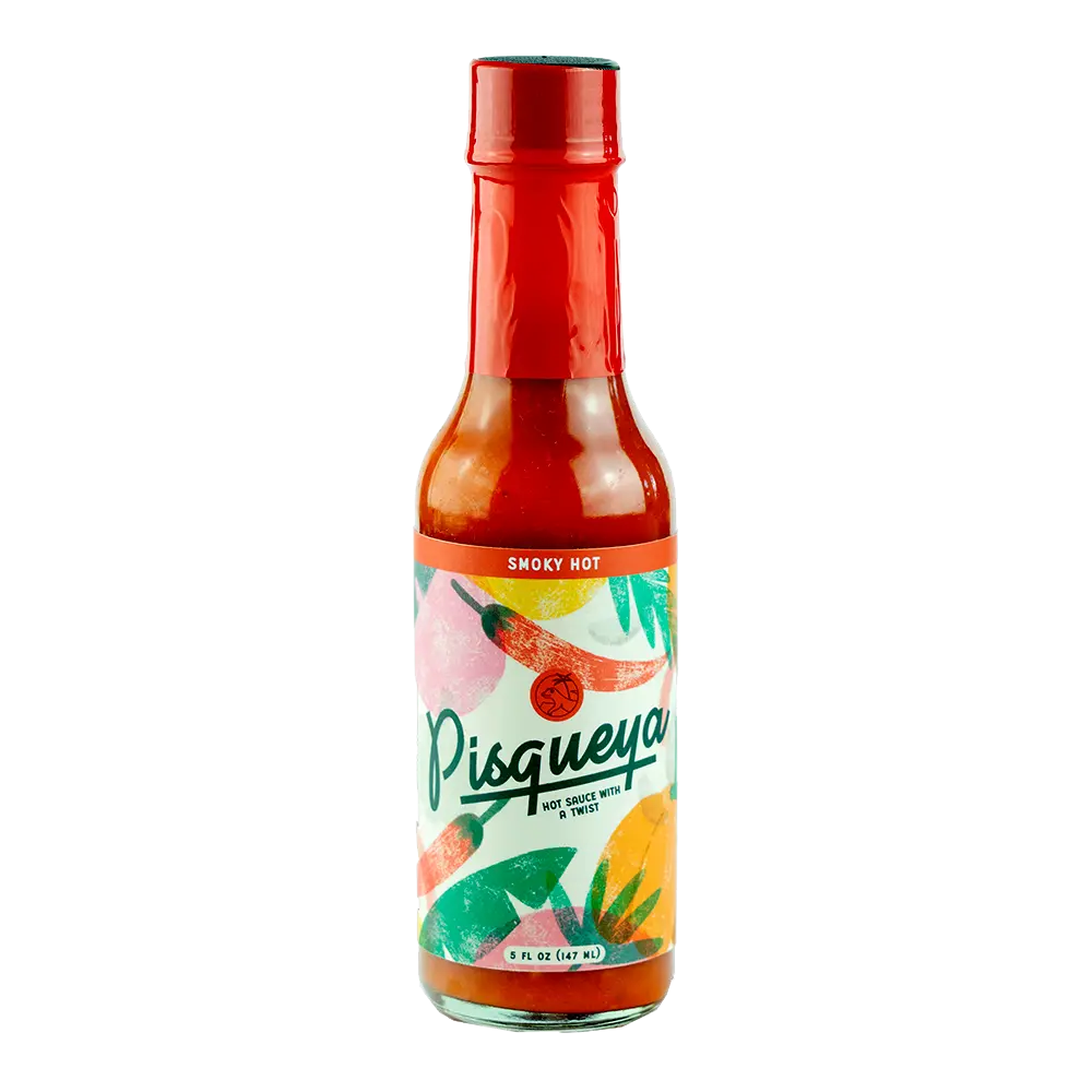 Original Scotch Bonnet Hot Sauce (2-pack) - All Natural, Low Sodium, Gluten Free, Non-GMO, Smoky Tropical Heat with Bold Sabor