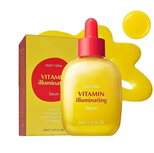 EQUAL BERRY Vitamin C Illuminating Serum with Niacinamide & Ceramide Hydrates 1.01oz/30ml for Brighter Skin