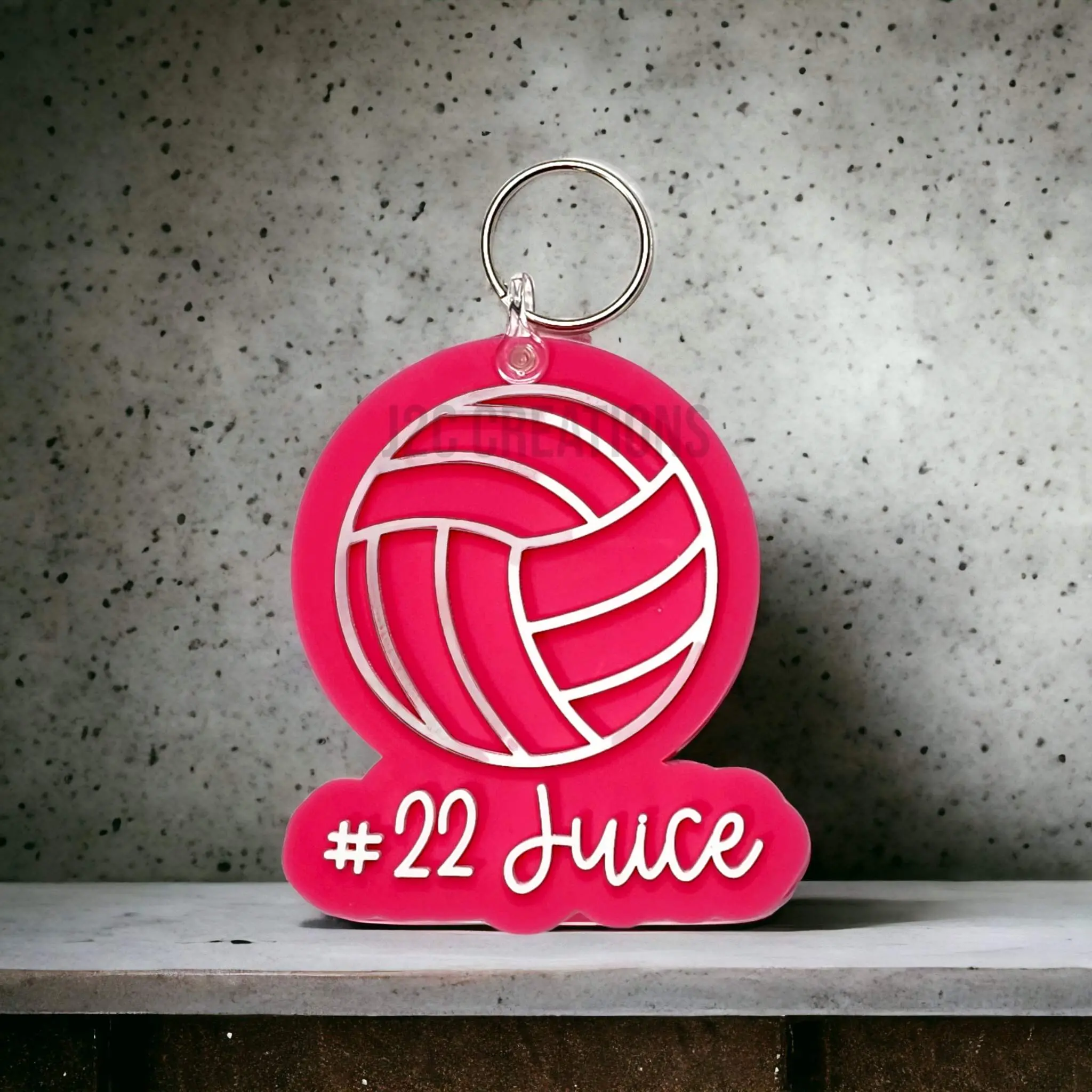 Volleyball Keychain