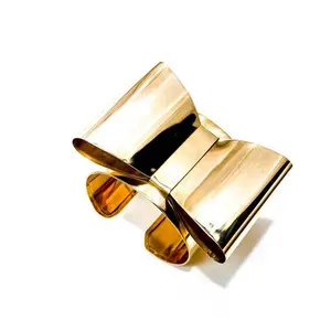 Bow Tie Brass Cuff Bracelet