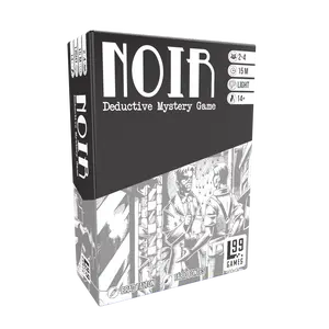 NOIR: Deductive Mystery Game | Cat and Mouse Board Game for Adults & Teens | 2-5 Players