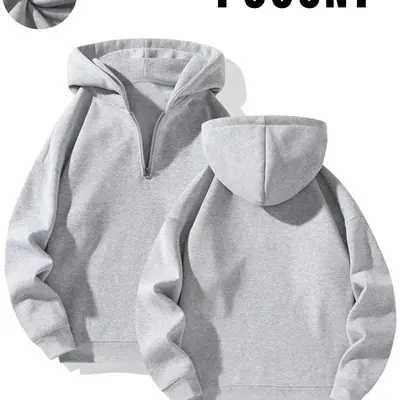 Mens Half Zip Hoodie Pack TikTok Shop
