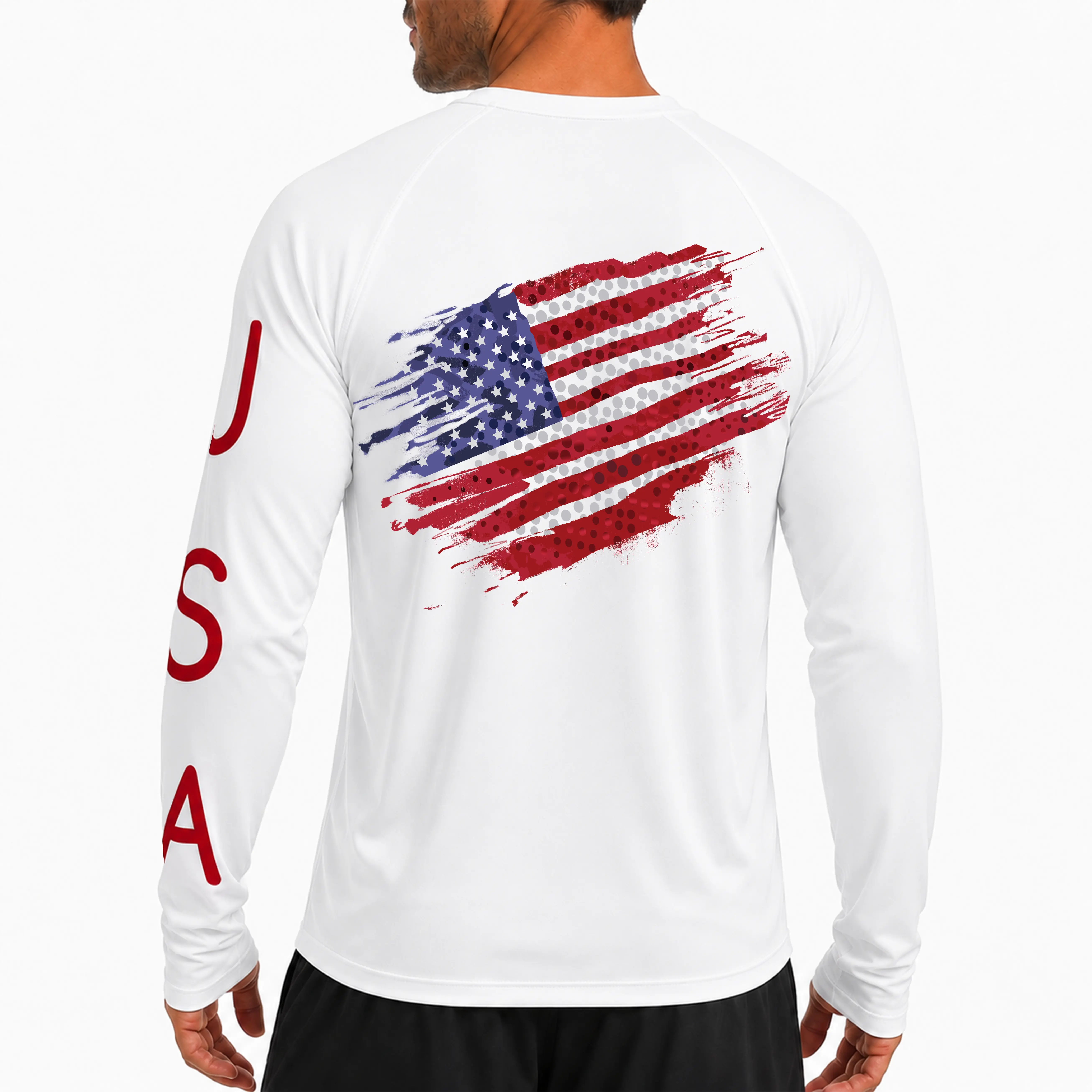 WELIGU UPF 50+ Men's Long Sleeve Rashguard - Slim Fit, Sunblocking, Breathable, Lightweight Quick Dry Athletic Top for Hiking & Light Outdoor, Fishing Sport Shirt, Slim Fit Men's Rashguards