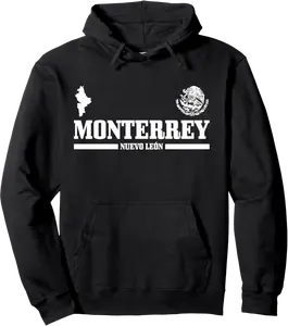 Monterrey Nuevo Leon Mexico Pride Mexican Pullover Hoodie - Albertjasso Shop 58B0DF5VZKG9