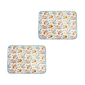 Temp-tations Thanks & Giving Reversible Microfiber Drying Mats