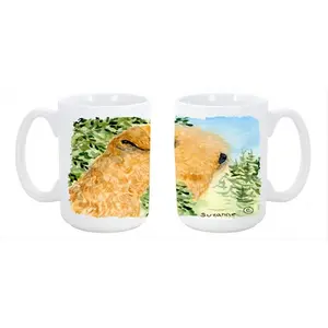 212 MAIN Lakeland Printed Ceramic Coffee & Tea Mug - 15oz Large Cup, Dishwasher Safe, Microwavable, Reuse-Friendly Drinkware