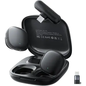 Microphone for  17/16/15- Ai Noise Cancelling Mini Microphone USB C for Android Phone, Lavalier Mic 2.4GHz USB-C, 48kHz 50m Range for Video Recording Vlogging YouTube