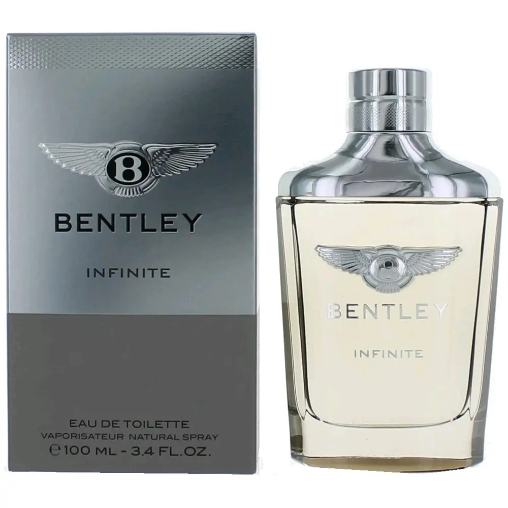 Bentley Infinite by Bentley, 3.4 oz EDT Spray for Men, Amber, Wood, Men's Fragrance, Spray Bottle, Ambergris, 3.4 Fl Oz, Cedar & Lavender, Citrus Blend