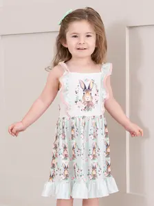 Lots o' Bunnies Flutter Sleeve Dress