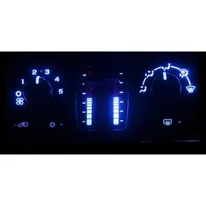 Blue LED Lights Bulbs of AC Climate Heater Control Compatible with Chevy 03-06 Silverado Avalanche Tahoe Suburban, 05-09 Trail Blazer, GMC 03-06 Sierra Yukon XL, 05-09 Envoy XL XUV