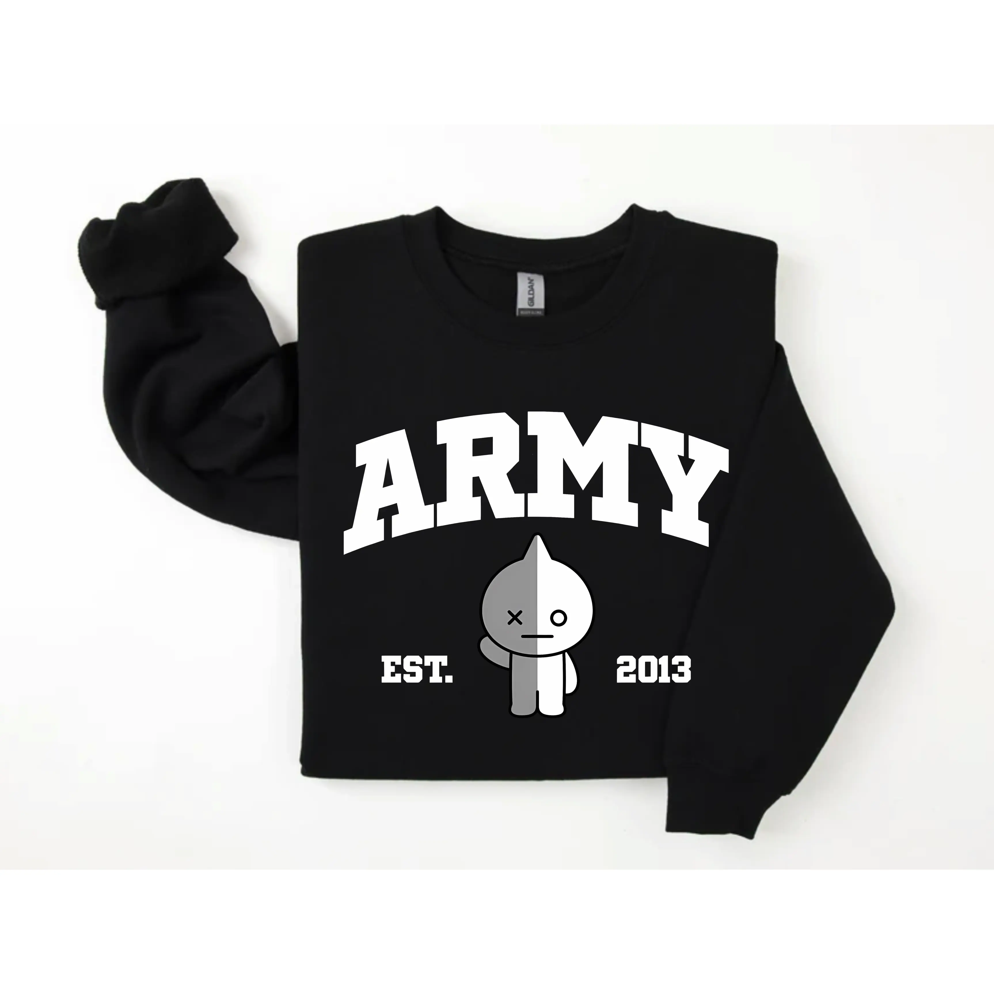 Army Est.2013 Sweatshirt, BT21 Chibi Cute Sweater, Gift for fan, KPOP tour 2026