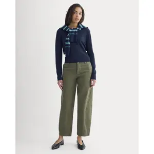 Twisted Seam Barrel Pant