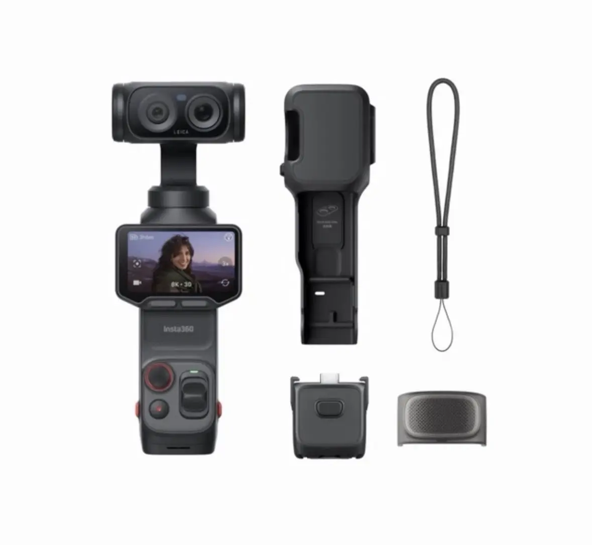 Insta360 Luna Ultra 8K Gimbal Camera - Cosmic Black, Standard Bundle