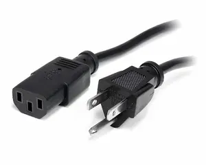 StarTech PXT101143 3 ft 14AWG Computer Power Cord - NEMA5-15P to C13