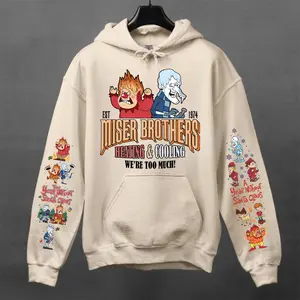 Miser Brothers 3 Sides Hoodie, Miser Brothers Heating And Cooling Sweatshirt, Vintage 90s The Year Without Santa Christmas Movie Tee, Heat & Snow Miser Sweatshirt, Christmas Gift