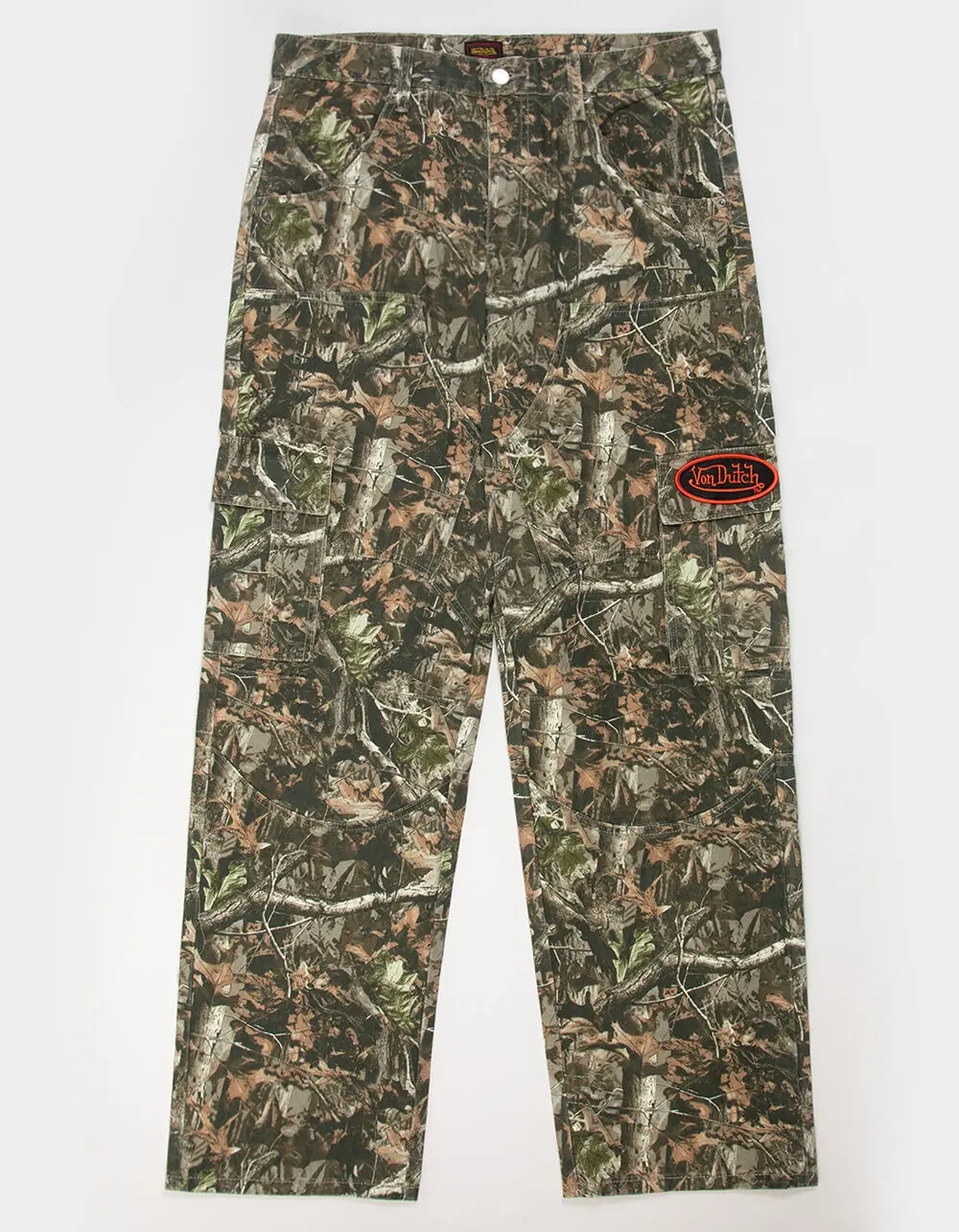 VON DUTCH The Hunter Mens Double Baggy Cargo Pants VON DUTCH The Hunter Mens Double Baggy Cargo Pants