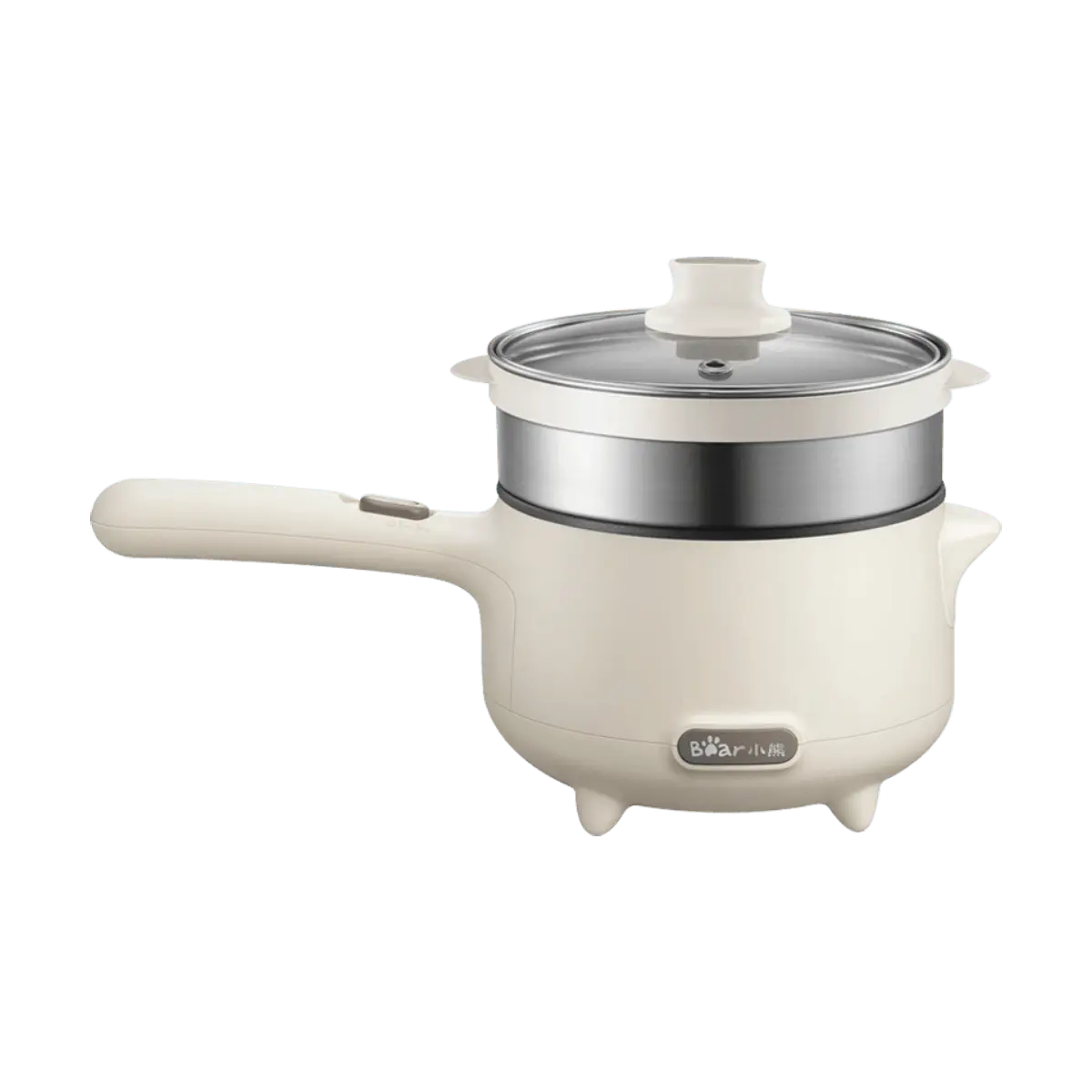 Bear Electric Multipurpose Steamer Pot and Sauce Pot 1.2L