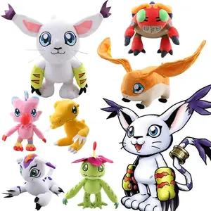 Digimon Adventure Plush Toy Patamon Agumon Tailmon Gomamon Piyomon Gabumon Tentomon Stuffed Doll Plushie Animals Christmas Gifts