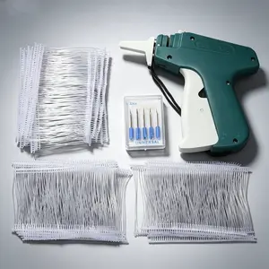 Clothes Price Label Tagging Gun, Labeler Clothing Tag Attacher with 1000(±50) White Barbs Fasteners and 5 Extra Steel Needles