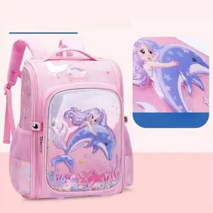 1 Piece Fantasy Princess Dinosaur Cartoon Backpack, Comfortable School Backpack, Casual Outdoor Bag, Anime Style School Bag