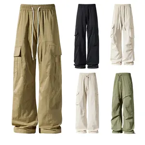 Viral baggy cargo pants: Y2K aesthetic wide-leg trousers with multiple pockets—a streetwear fashion must-have