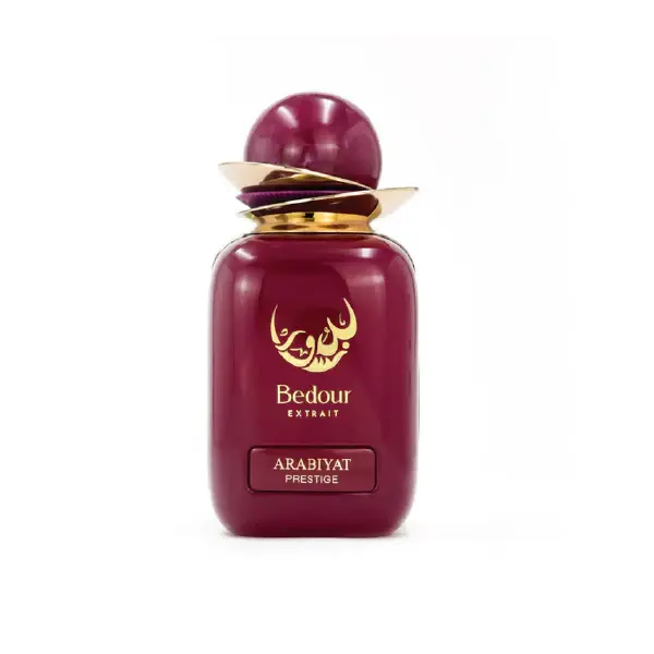 Arabiyat Bedour Extrait de Parfum for Women, 3.4 oz (100ml) Spray Bottle, Long-Lasting Sweet Gourmand Floral EDP, Peach-Vanilla & Cotton Candy Scent, Alcohol-Based, Everyday Luxury Regular Edition with Musk, Sweetness