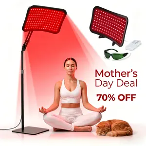 Renergy Infrared Light Therapy Lamp For Body And Face, Detachable Panel With Stand, Suitable For Face, Back And Whole Body, Used For Muscle Recovery, Fitness, Relieving Muscle Pain And Inflammation, Improving Vision And Sleep Quality Healthy Alternative