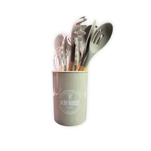 Chefchosen's Silicone Kitchen Utensils W/ Wooden Handle